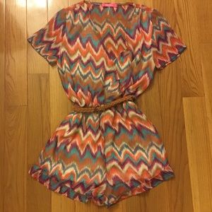 Chevron Romper